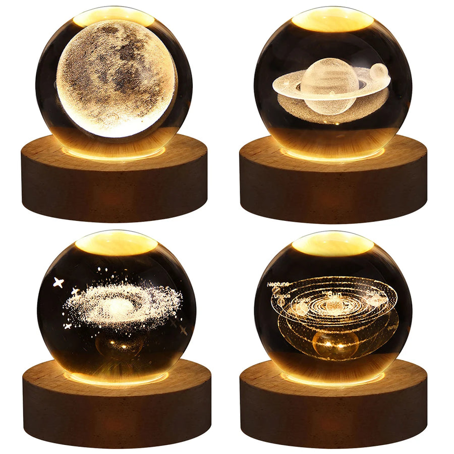 Lampe de Nuit Galaxie 3D