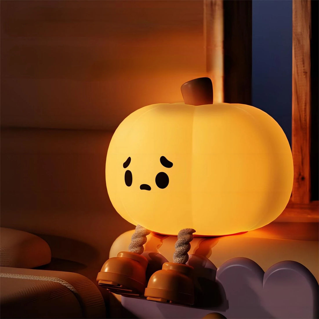 Lampe de Nuit Citrouille Halloween